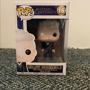 Funko Pop Gellert Grindelwald with Black Suit and White Hair